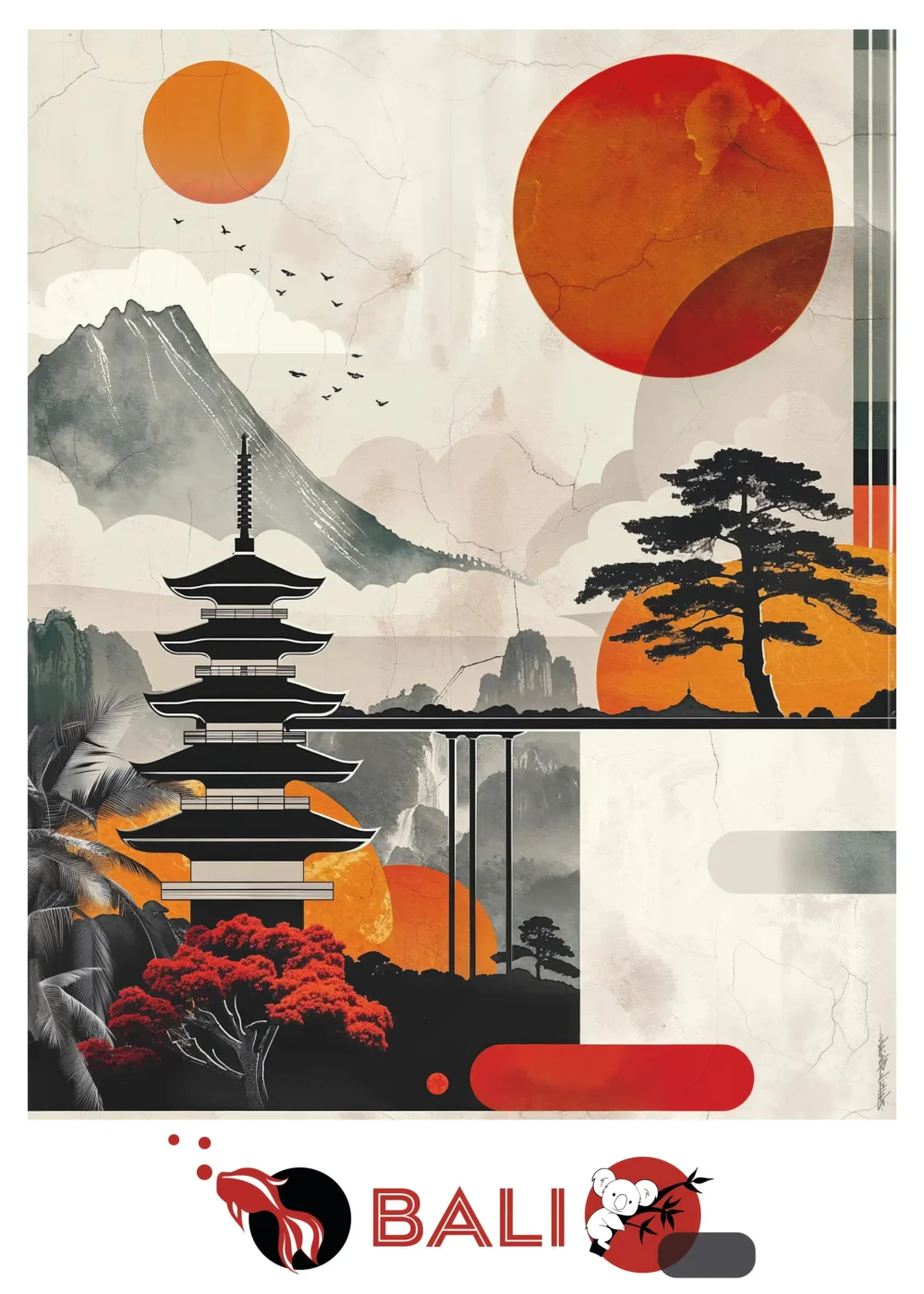 Travel Poster Of Bali